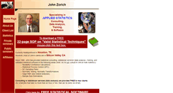Desktop Screenshot of johnzorich.com